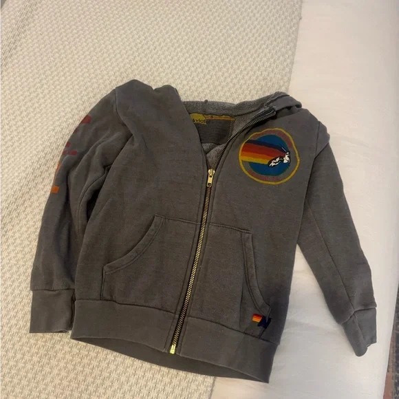 Aviator Nation Kids' Gray Hoodie - Picture 7 of 7